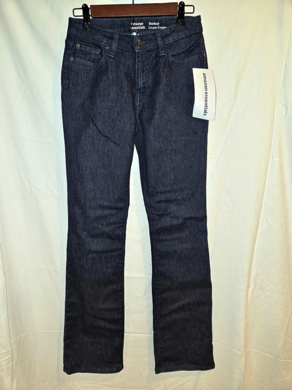 Amazon Essentials Bootcut Jean Jeans in Black Waist 10